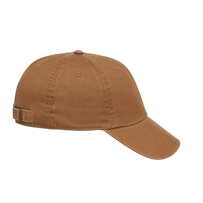 Lids Blank Baseline Dad Adjustable Strapback Hat - color: Camel