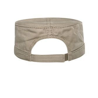 OTTO Garment Washed Superior Cotton Twill w/Heavy Stitching Military Cap - color: Dk. Khaki