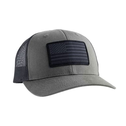 Magpul Trucker Hat Snap Back Baseball Cap, One Size Fits Most - color: Standard Patch Charcoal/Black