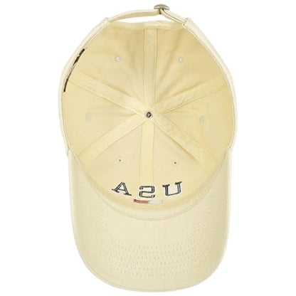 E BY ELIDAN USA Hat, Embroidered American Flag Baseball Cap for Men Women - color: Cream