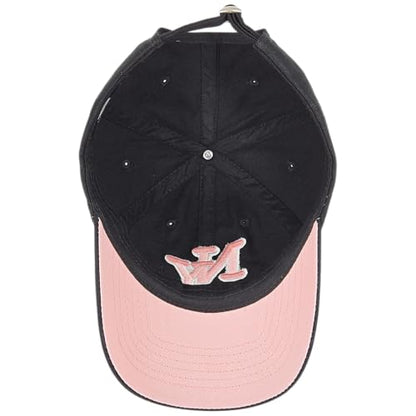 NY 3D Embroidered Dad Hat - New York Baseball Cap - color: Black Pink