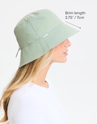Solbari Unisex Bondi Bucket Hat UPF 50+ - color: Sage Green, size: Large-X-Large