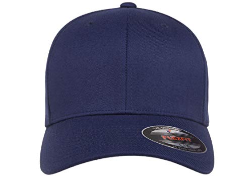 Flexfit Mens Flexfit Wool Blend Hat - color: Navy, size: Large-X-Large