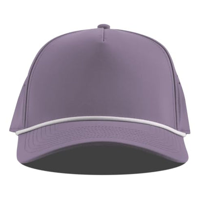Branded Bills Bare Curved 5 Panel Rope Hat for Men - color: Purple