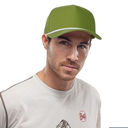 HH HOFNEN Quick Dry Baseball Cap Snapback Golf Trucker Hat for Men Women - color: #1 Green