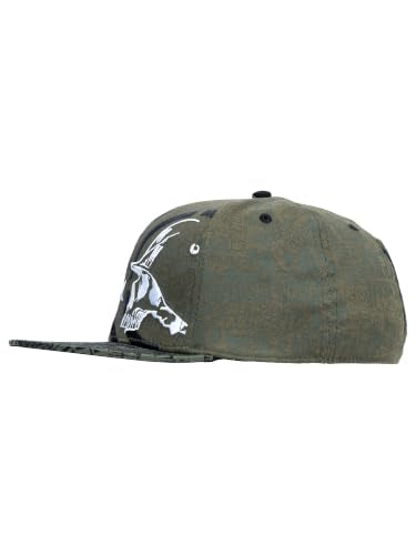 Metal Mulisha Ghost 3 Flex Hat - color: Military Green, size: Large-X-Large