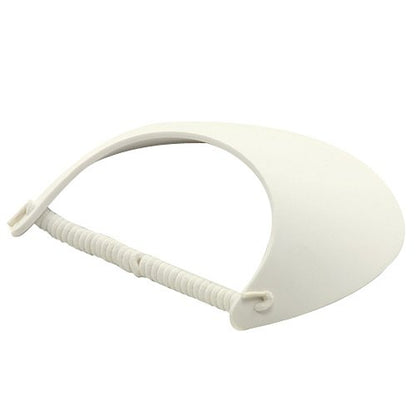 Large Bill Foam Sun Visor - color: White