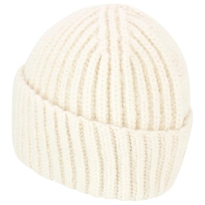 Heavyweight Thick Knit Warm Winter Beanie - color: Light Beige
