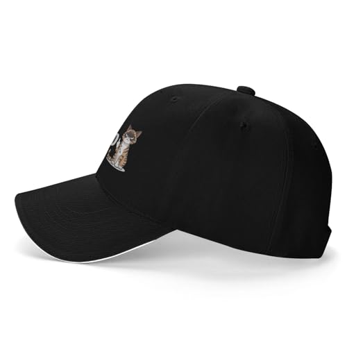 is He Hat for Women Baseball Hat Funny Hat - color: Black