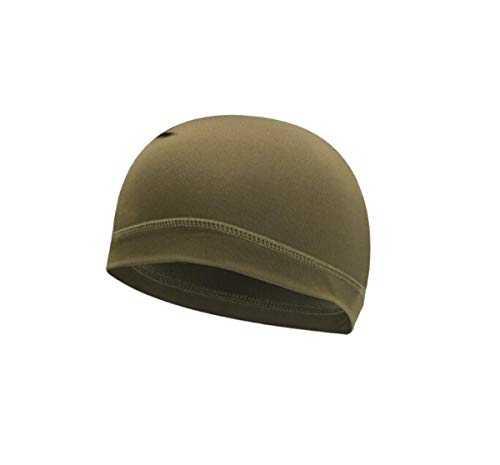 Helmet Skull Caps Sport Cycling Sweat Wicking Helmet Liner Quick Dry Running Hat for Men and Women - color: Army Green