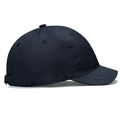 Croogo Short Brim Baseball Cap Unstructured Cotton Dad Hats Work&Outdoor - color: Navy Blue