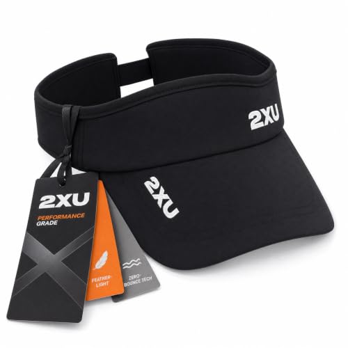 2XU Unisex Run Visor - color: Black