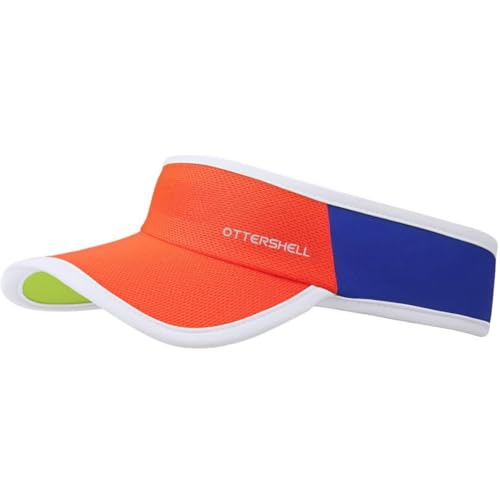 Cooling Sports Sun Visor Hat for Men & Women - color: Orang Blue