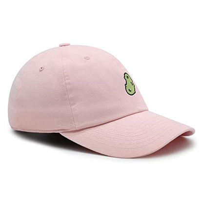 JPAK Pickle Premium Dad Hat Embroidered Cotton Baseball Cap Dill Juice - color: Light Pink