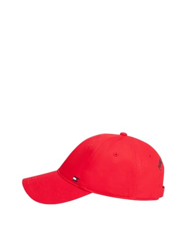 Tommy Hilfiger Men's Cotton Billy Adjustable Flap Baseball Cap - color: Primary Red