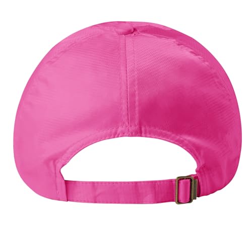 Sumolux Waterproof Baseball Cap Men Women Sun Hat Quick-Drying - color: Rose Red, size: One Size