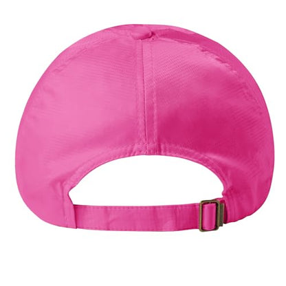 Sumolux Waterproof Baseball Cap Men Women Sun Hat Quick-Drying - color: Rose Red, size: One Size