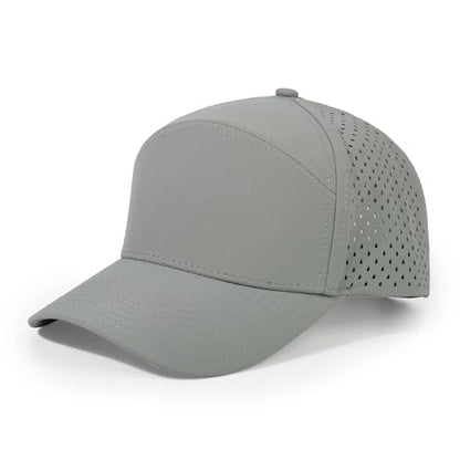 HH HOFNEN Quick Dry Baseball Cap Snapback Golf Trucker Hat for Man Women - color: 1-gray