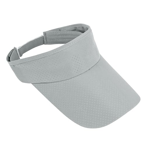 Sportmusies Extra Long Brim Quick Dry Sun Sport Visors Hat - color: Light Grey