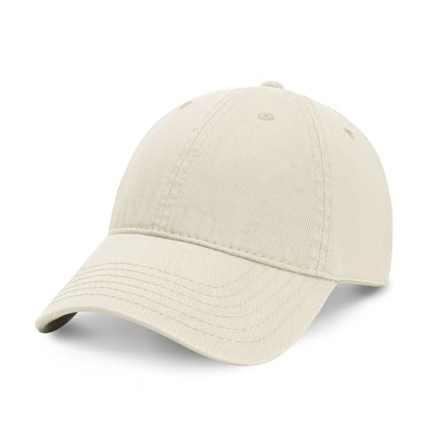 CHOK.LIDS Everyday Premium Cotton Dad Hat Adjustable Baseball Cap Unisex - color: Latte