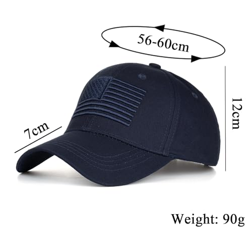 American Flag Hats - color: 0710black