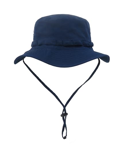Bucket Hat UV Protection Sun Hat, Boonie Fishing Safari Hats for Outdoors - color: Blue