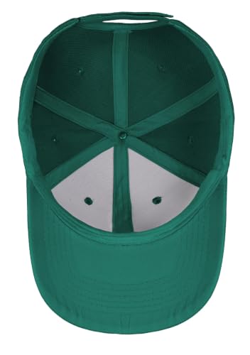 TK Flex Blank Hats, Adjustable Plain Hats, Casual Women's and Men's Hats, Baseball Caps for Patches and Embroidery, 12 Pack - color: Hunter Green