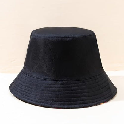 Quanhaigou Bucket Hats Unisex Summer Travel Beach Fisherman Cap for Men Women Teens - color: Blue Shells