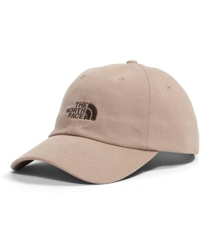 The North Face Norm Baseball Hat | Shallow Fit Ball Cap with Embroidered Logo, Adjustable Strap Closure & Silver Buckle - color: Garnet