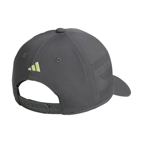 adidas Kids Gameday Snapback Hat - color: Grey Six/Semi Frozen Yellow