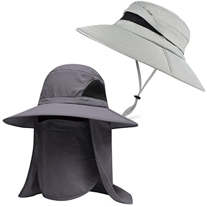 EINSKEY Full Coverage Sun Hat with Neck Flap | Waterproof Flip Cover Sun Hat