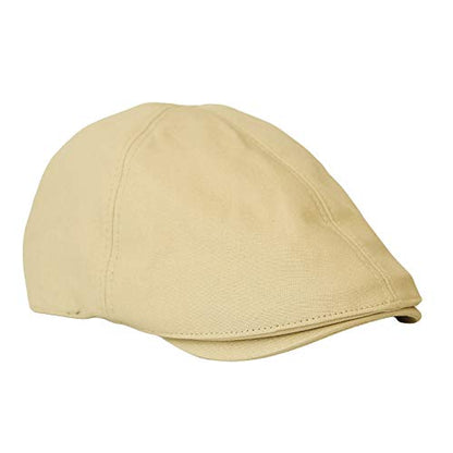 WITHMOONS Flat Cap Cabbie Hat Gatsby Golf Ivy Irish Newsboy Cotton SL31218 - color: Beige