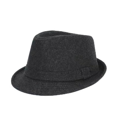 Mens Fedora Hats Classic Manhattan Womens Fedora Hat - color: Grey