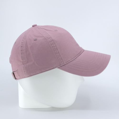 Classic Blank Dad Hat Cotton Adjustable Strap Baseball Cap - color: Ca Indian Pink