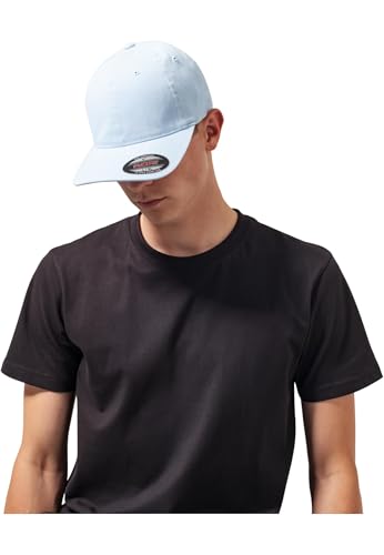 Flexfit Garment Washed Cotton Dad Hat Caps, Unisex, Garment Washed Cotton Dad Hat - color: Lightblue, size: Large-X-Large