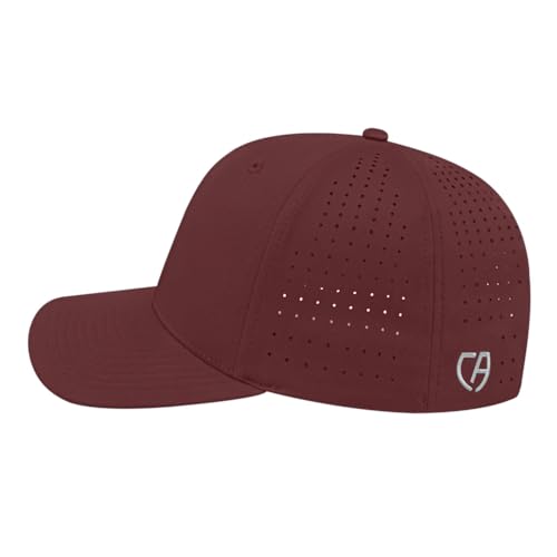 Cap America i8533 Flexfit 110 Performance 6-Panel Adjustable Snapback Cap - color: Maroon