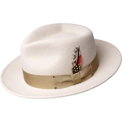 Bailey of Hollywood Men's Fedora Hat - color: Bone, size: Small