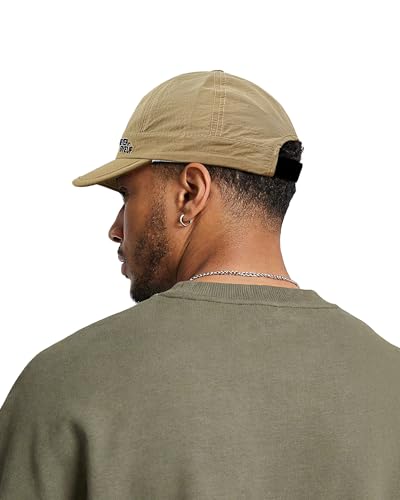 Clakllie Quick Dry Short Brim Cap for Men Lightweight 6 Panel Baseball Cap Golf Dad Hats Women's Running Trucker Hat - color: Cdus-bssq2505-khaki