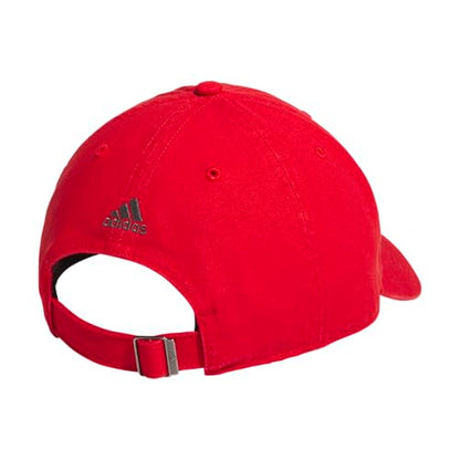 adidas Men's Ultimate Hat Baseball Cap - color: Better Scarlet/Black/Grey Six