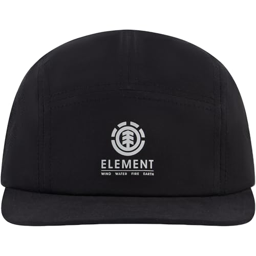 Element Unisex Adult Element Camper Hat, Adult Strapback with Slight Curved Brim - color: Black