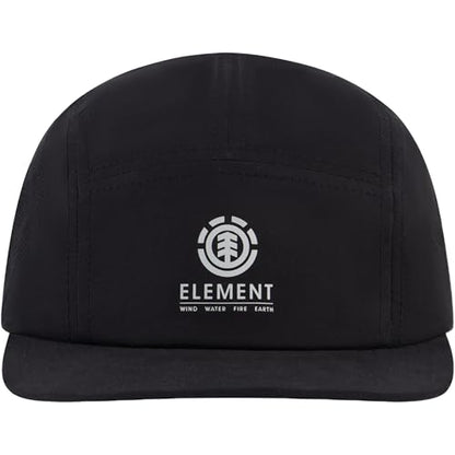 Element Unisex Adult Element Camper Hat, Adult Strapback with Slight Curved Brim - color: Black