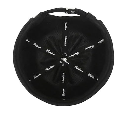 DIYDECAL 3 Pack Mens Brimless Skullcap Sailor Docker Cap Rolled Cuff Retro Beanie Hat - color: Black