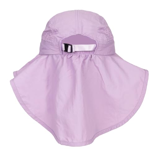 Kids Sun Hats Boys Girls Summer-Beach-Hat Outdoor Bucket Hat with Neck Flap