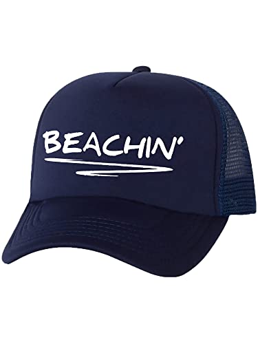 zerogravitee Beachin' Truckers Mesh Snapback hat - color: Navy