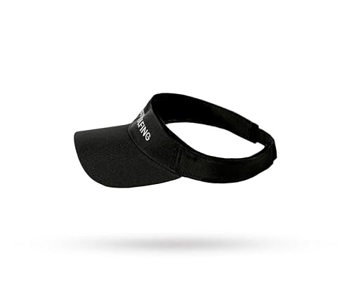 Glove It April Golf Visor – Lightweight Breathable Sun Visor for Golfers – Adjustable Fit for Men & Women - color: Black/White