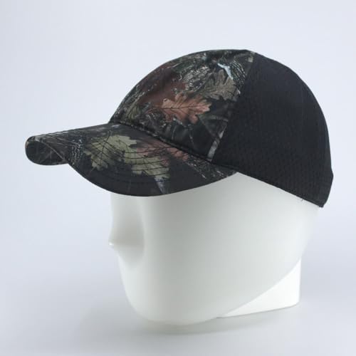 The Vintage Year Camouflage Army Outdoor Hunting Unstructured Adjustable Cadet Army Baseball Cap - color: Camo Black Mesh, size: One Size