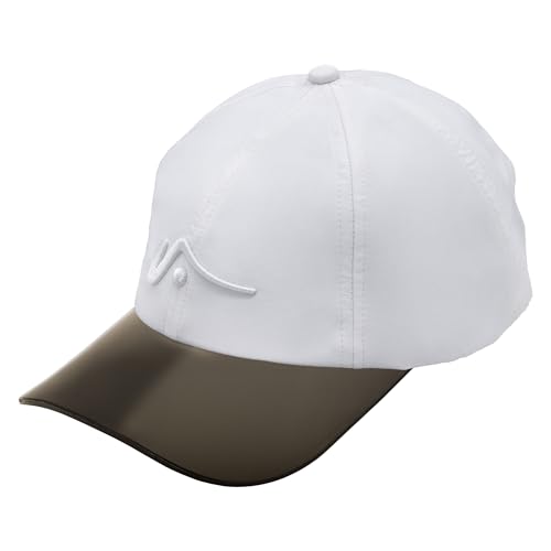 VISTO Transparent Brim Quick-Dry Hat - Obstruction Free Visibility, No Glare & Complete Sun Protection for Outdoor Sports - color: White