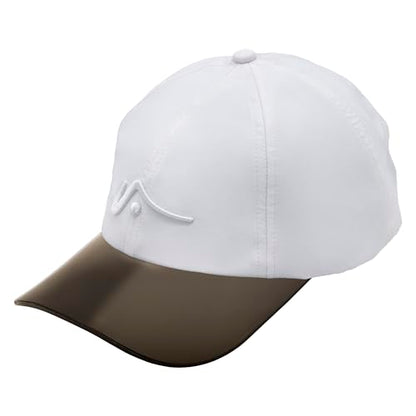 VISTO Transparent Brim Quick-Dry Hat - Obstruction Free Visibility, No Glare & Complete Sun Protection for Outdoor Sports - color: White