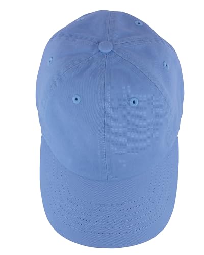 Gelante Baseball Cap Dad Hat 100% Cotton Polo Style Plain Blank Adjustable Size. - color: Sky Blue