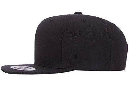 Flexfit Unisex Adult Yp Classics Premium Snapback Cap – 2-Tone - color: Black